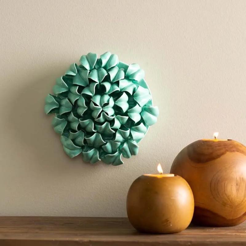 Ceramic Wall Flowers, 8